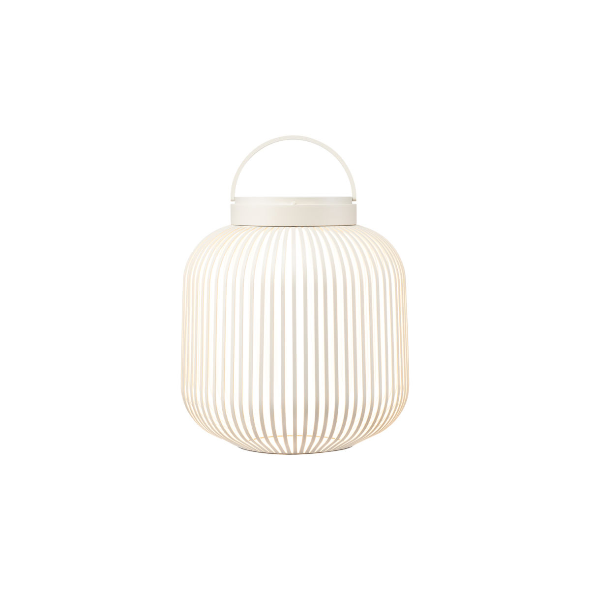 blomus Mobile LED Leuchte -LITO- 27.5x27.5x27.5x30.5 cm (LxBxØxH); hellgrau