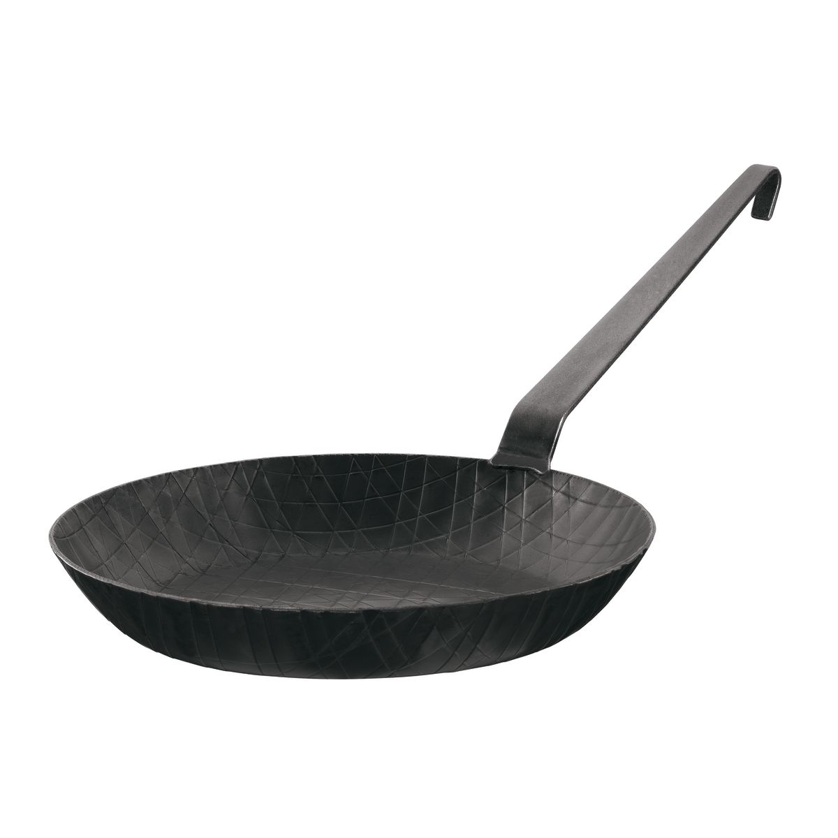 RÖSLE Bratpfanne schmiedeeisern hoch 0.002 l, 51.5x28x18 cm (LxBxH); schwarz