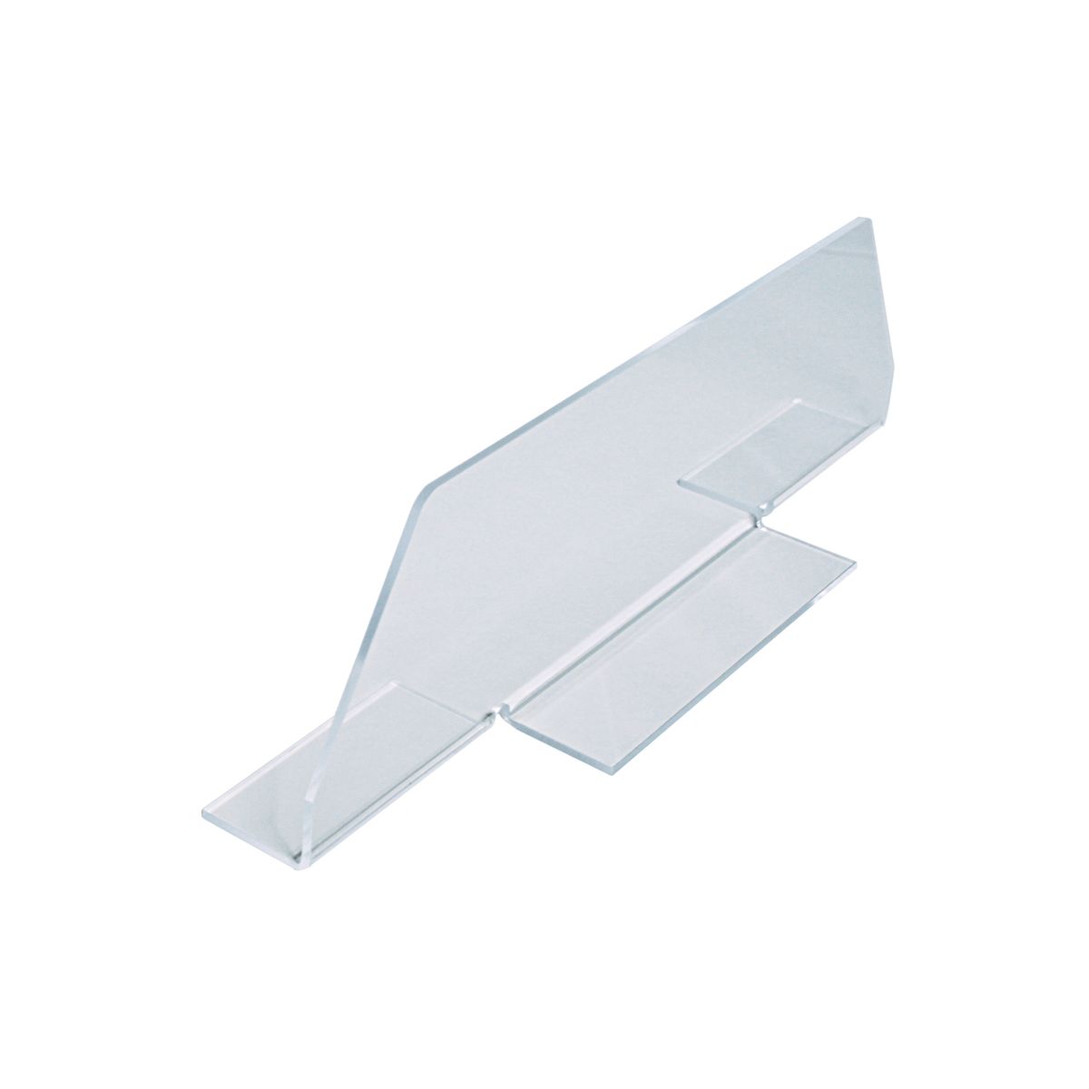 Schneider Thekenabtrennung; 56x17 cm (LxB); transparent; rautenförmig