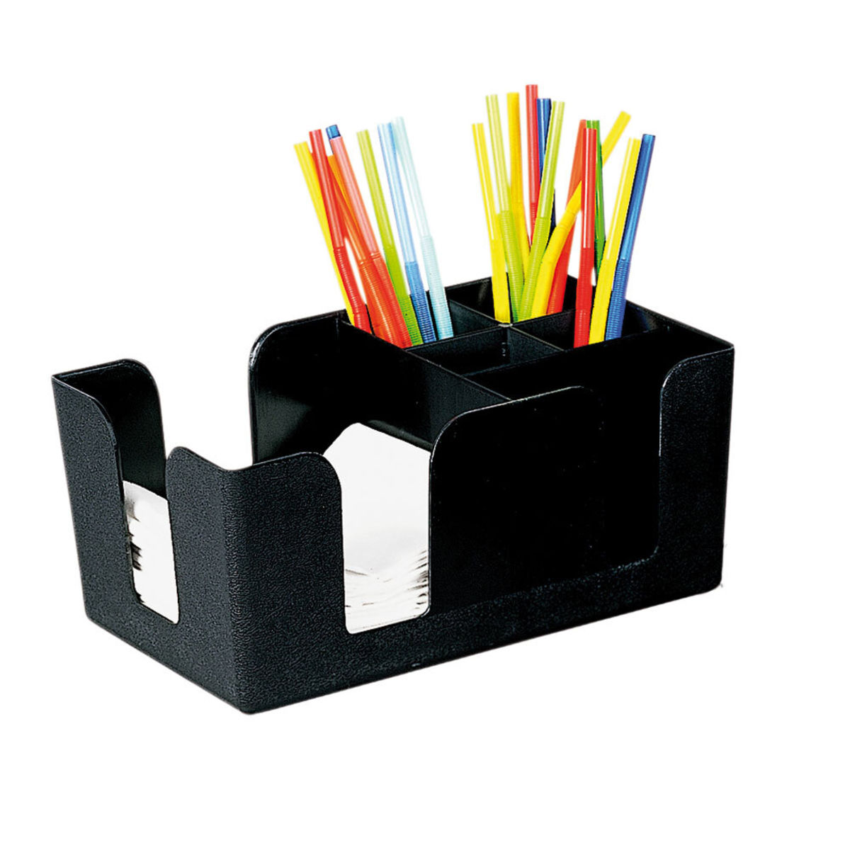 Stalgast Bar-Caddy, sechs Fächer 24x10.5 cm (BxH); schwarz