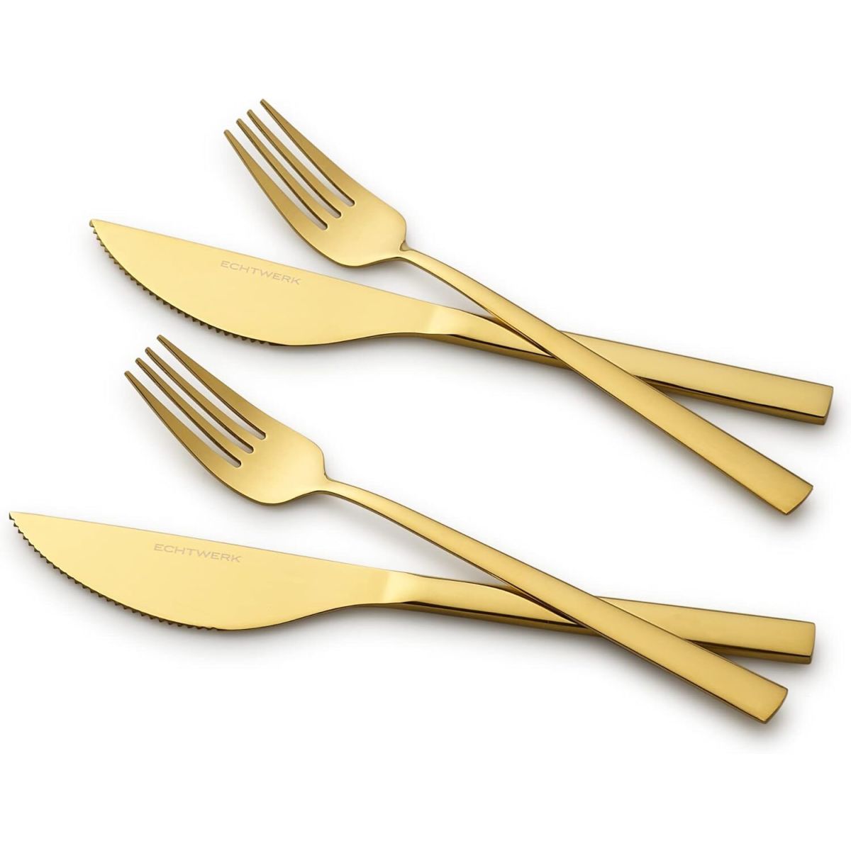 ECHTWERK Pizzabesteck-Set 4-tlg gold