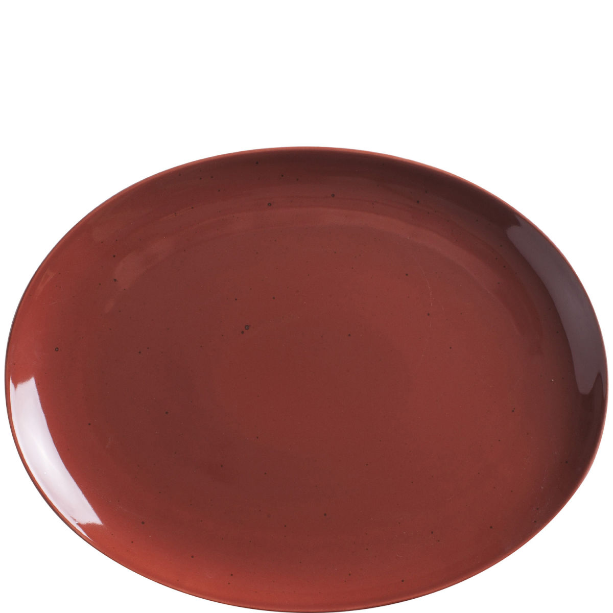 Kahla Platte Homestyle oval 31.8x24.4x2.8 cm (LxBxH); rot; oval