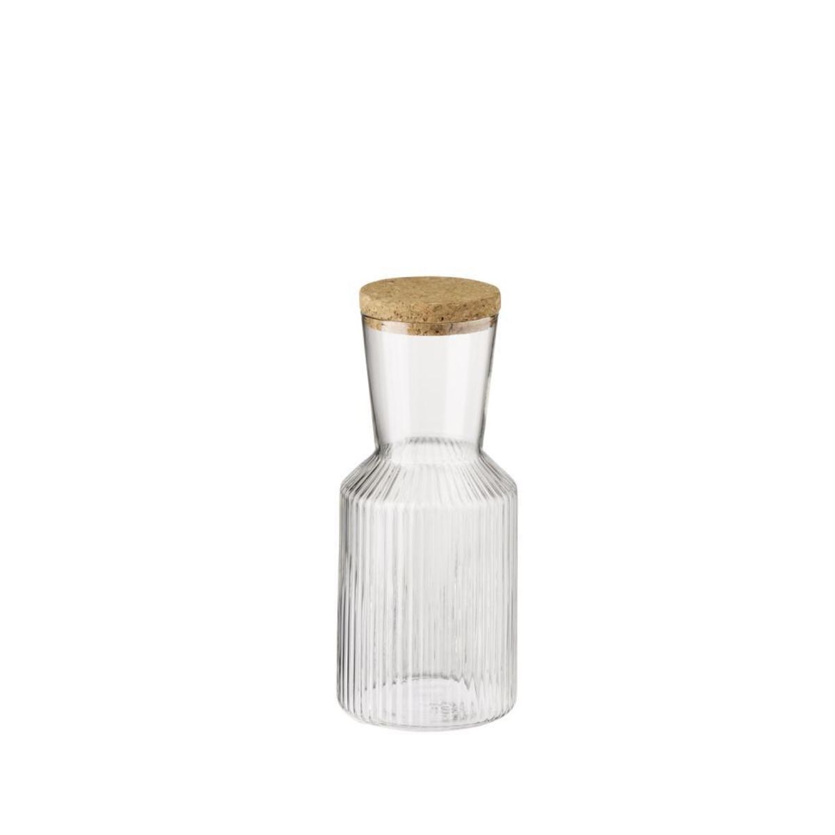 APS Glaskaraffe -LINES-; 500 ml, 9x9x19.5 cm (LxBxH); transparent