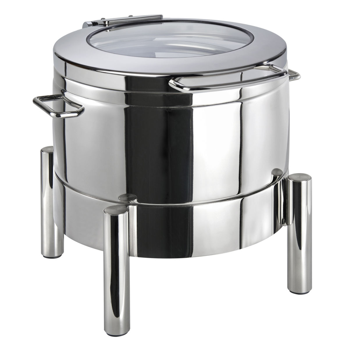 APS Chafing Dish PREMIUM, rund 10 l, 45x47.5x40 cm (BxTxH); silber; rechteckig
