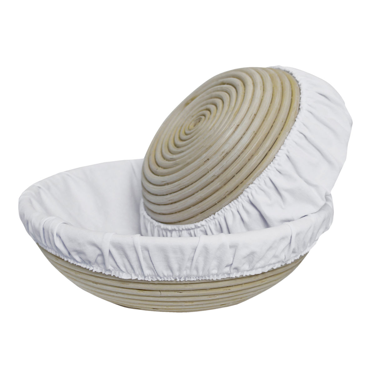 Schneider Gärtücher für runde Gärkörbe 25 cm (B); weiß