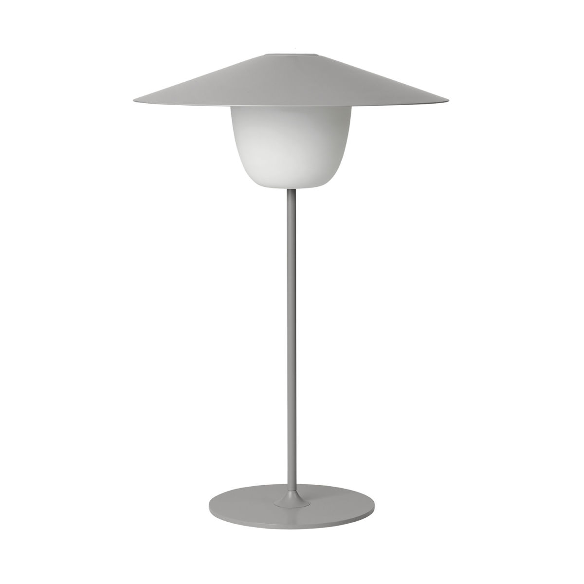 blomus Mobile LED-Tischleuchte -ANI LAMP LARGE- 34x34x34x49 cm (LxBxØxH); grau