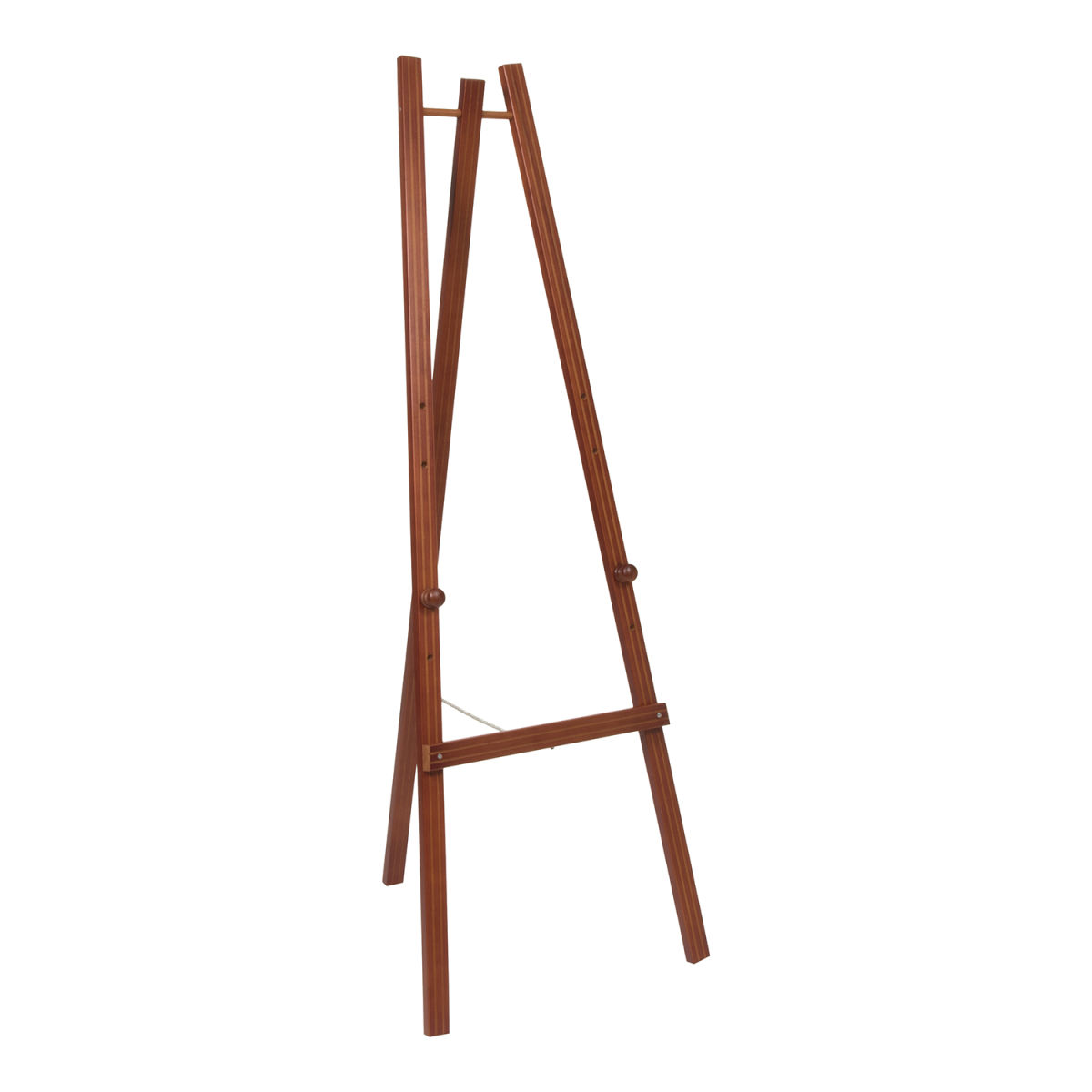 Cavalletto Easel - Legno finitura laccata mogano - 165cm Securit; 61x165 cm (LxH); marrone