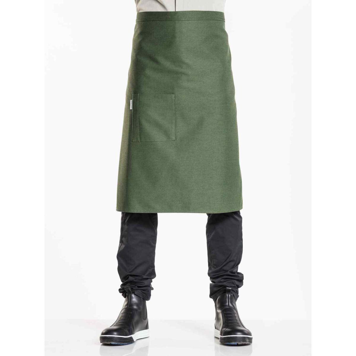 Chaud Devant Bistroschürze Nordic Forest W90 – L65 65x90 cm (LxB); dunkelgrün