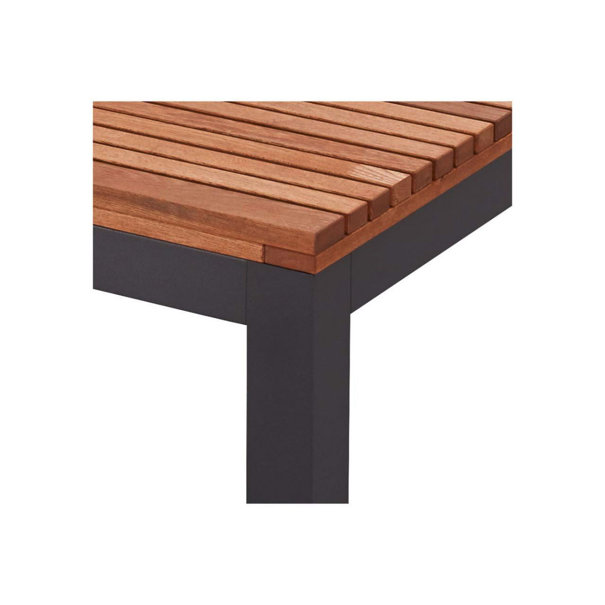 Rondo Gartentisch 'Sassa' 200x77 cm (BxH); natur/anthrazit