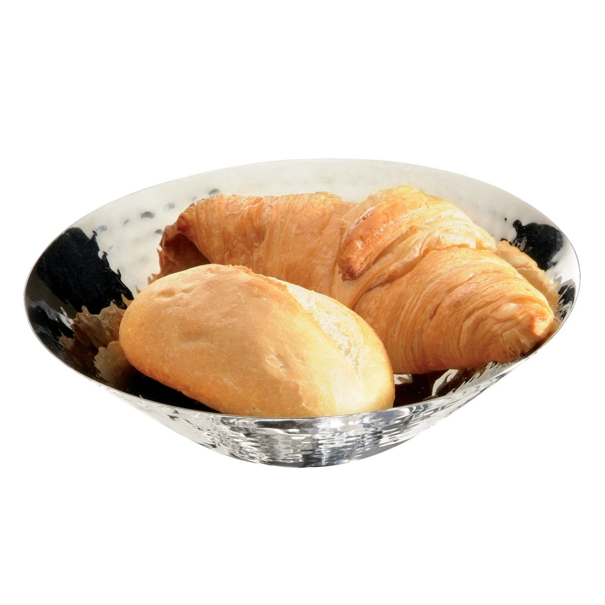 APS Brood- en fruitschaal; 20x5.5 cm (&Oslash;xH); zilver; rond