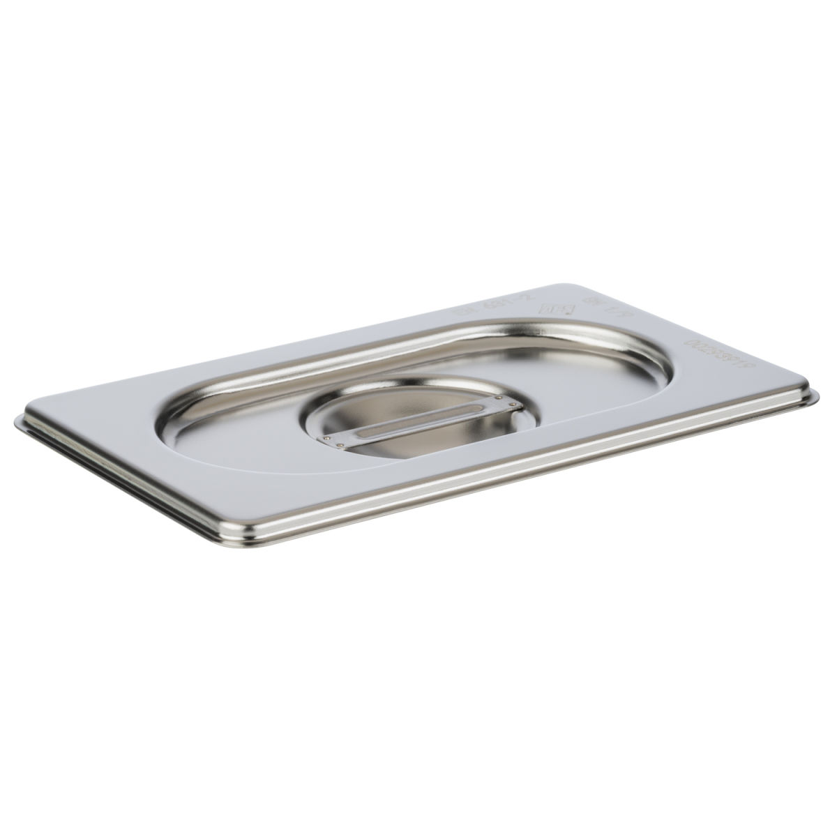 APS GN 1/9 Deckel ohne Löffelaussparung, Edelstahl; GN 1/9, 17.5x10.5 cm (LxB); silber; rechteckig