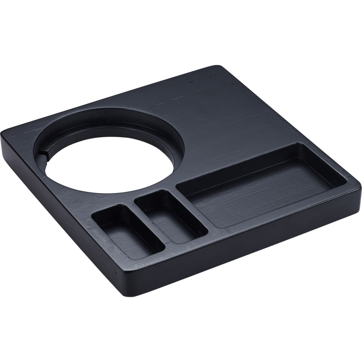 Emberton Willkommenstablett Tongwell Bambus 26x3x3 cm (BxHxØ); schwarz; 6 Stück / Pack