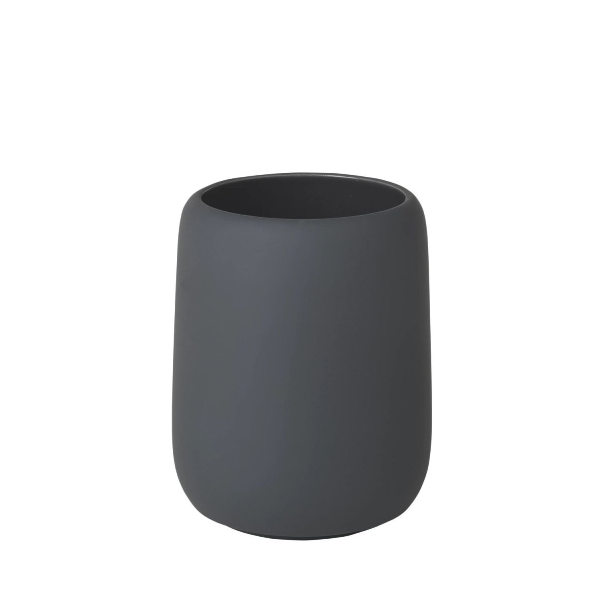 blomus Zahnputzbecher -SONO- 8x8x8x10 cm (LxBxØxH); dunkelgrau