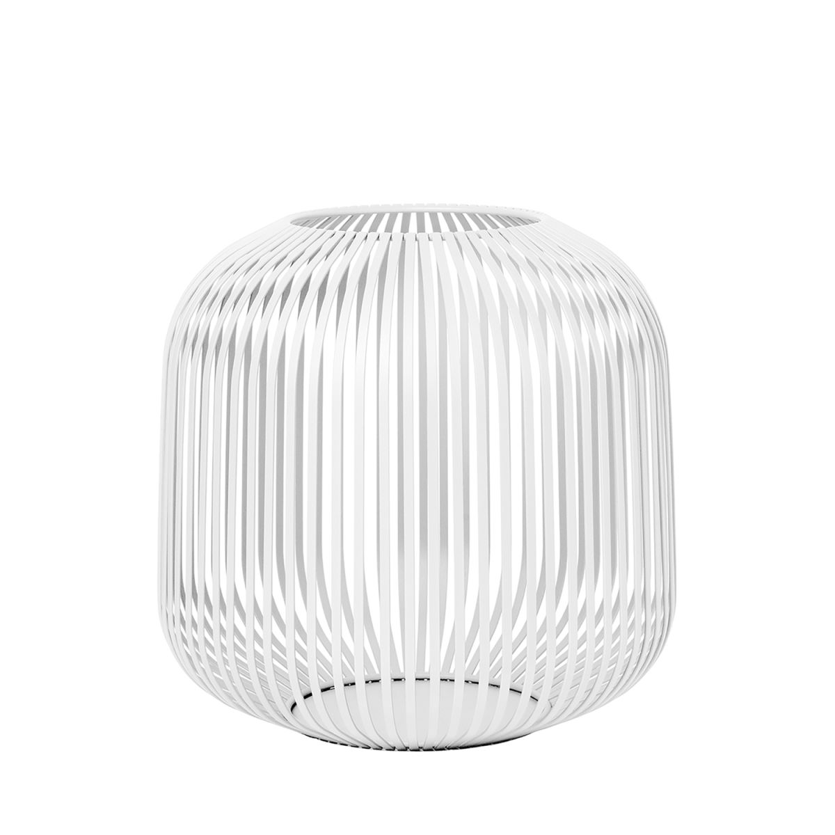 blomus Laterne -LITO- 28x28x20x27 cm (LxBxØxH); weiß