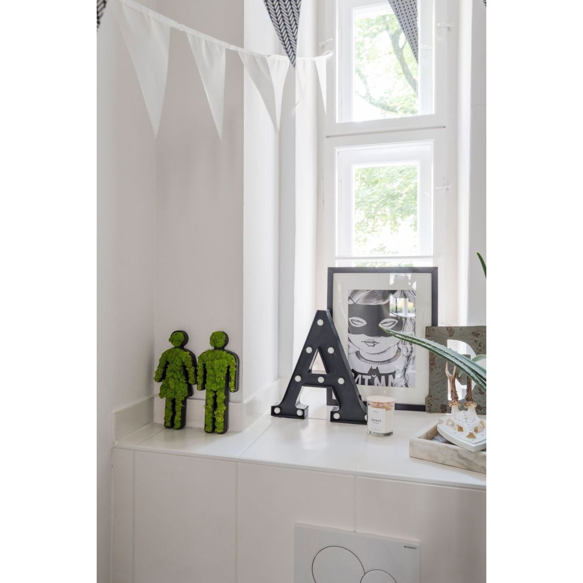 styleGREEN Toiletten Set Islandmoos grün