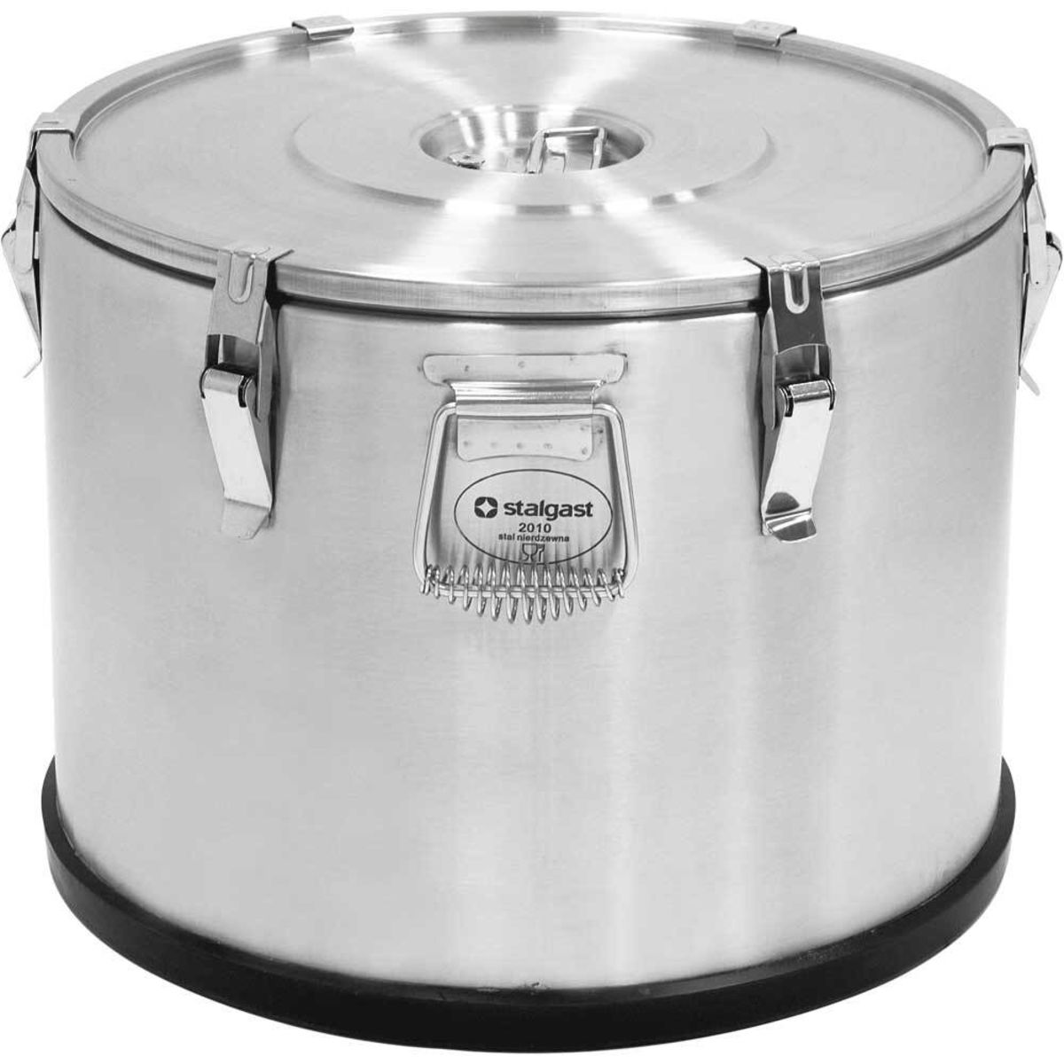 Stalgast Thermobehälter aus rostfreiem Edelstahl 50 l, 40x48 cm (HxØ); silber