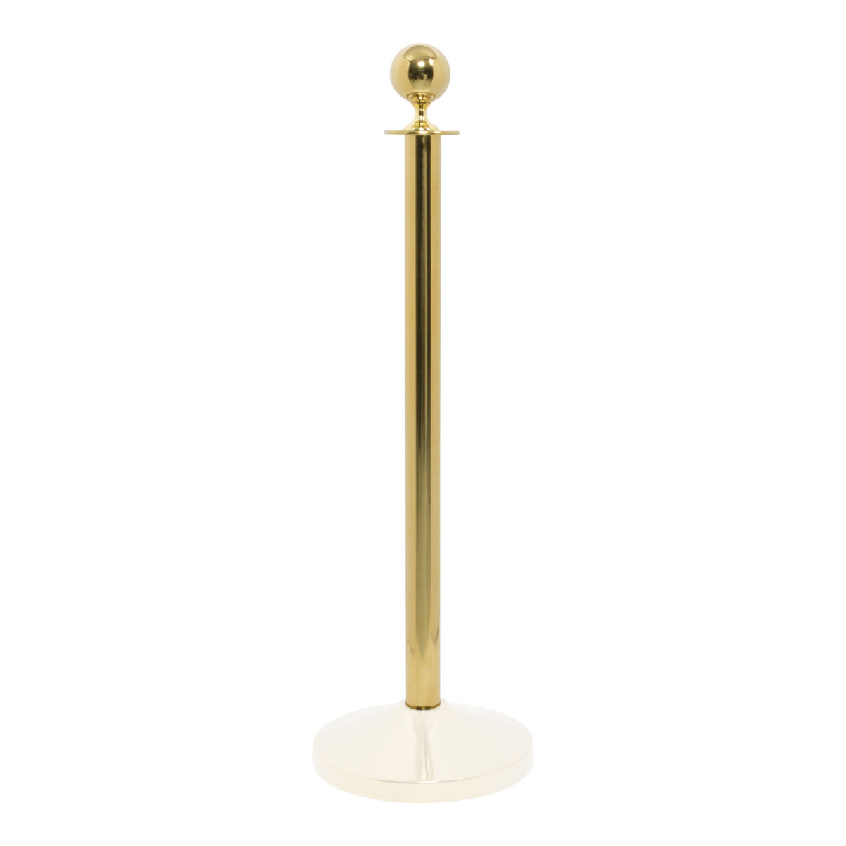 Colonnina segnapercorso Classic - Dorata - Testa rotonda - 90 cm Securit; 10x1x90x1 cm (LxLxHxP); oro