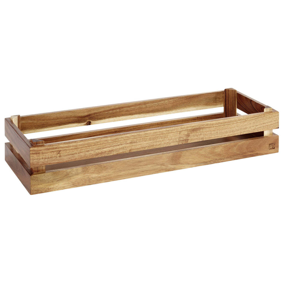 APS Holzbox SUPERBOX, Akazienholz GN 2/4 GN 2/4, 55.5x18.5x10.5 cm (LxBxH); hellbraun; rechteckig