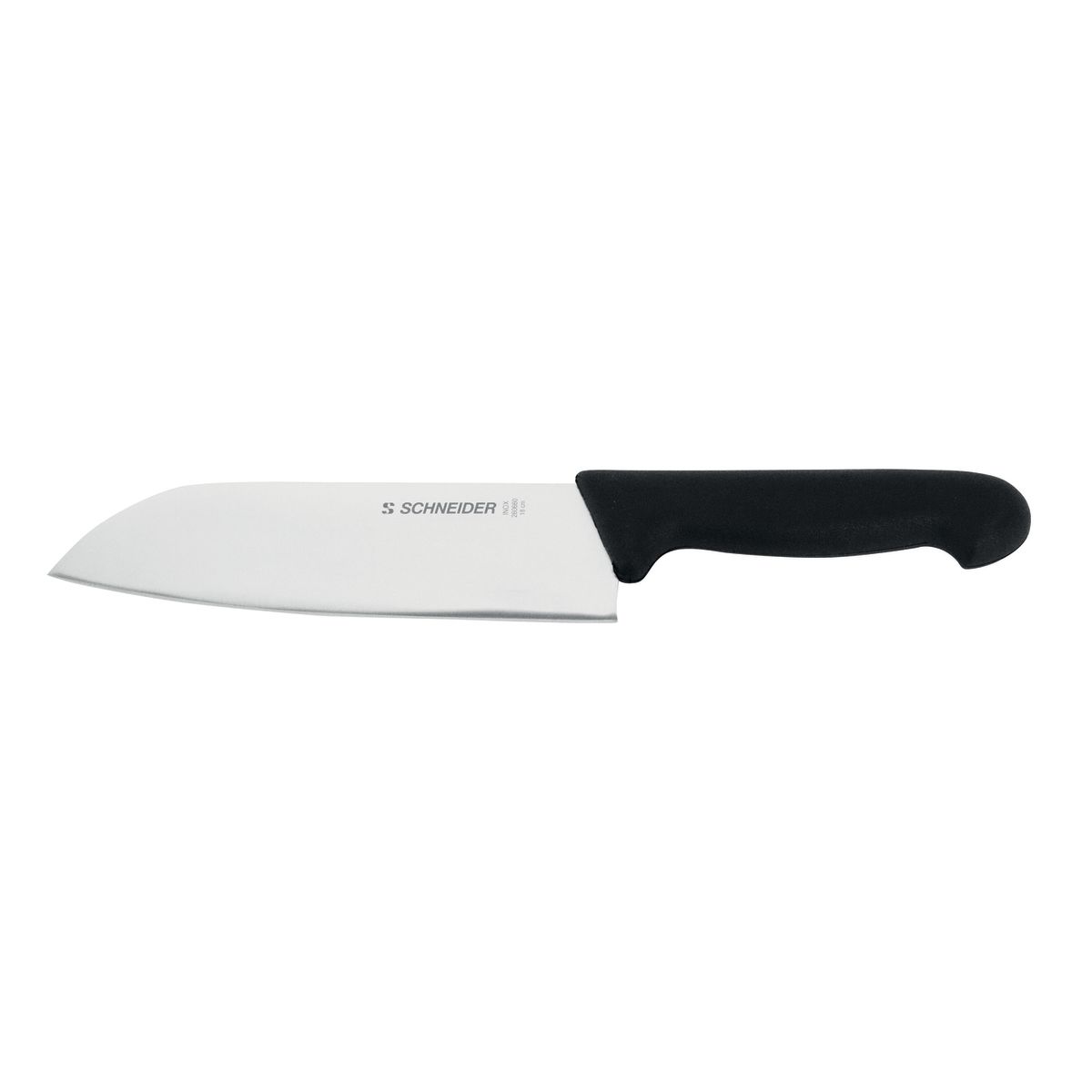Schneider Messer Santoku Klingenlänge 18 cm, 30.5 cm (L); schwarz
