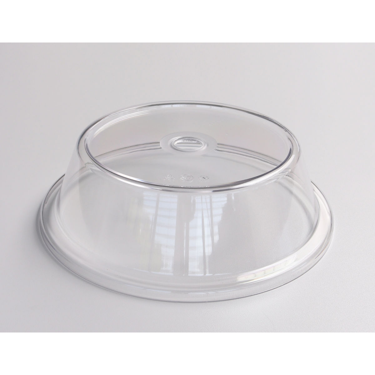 APS Tellerabdeckhaube, Kunststoff (SAN); 28x28x28x6.5 cm (LxBxØxH); transparent; rund