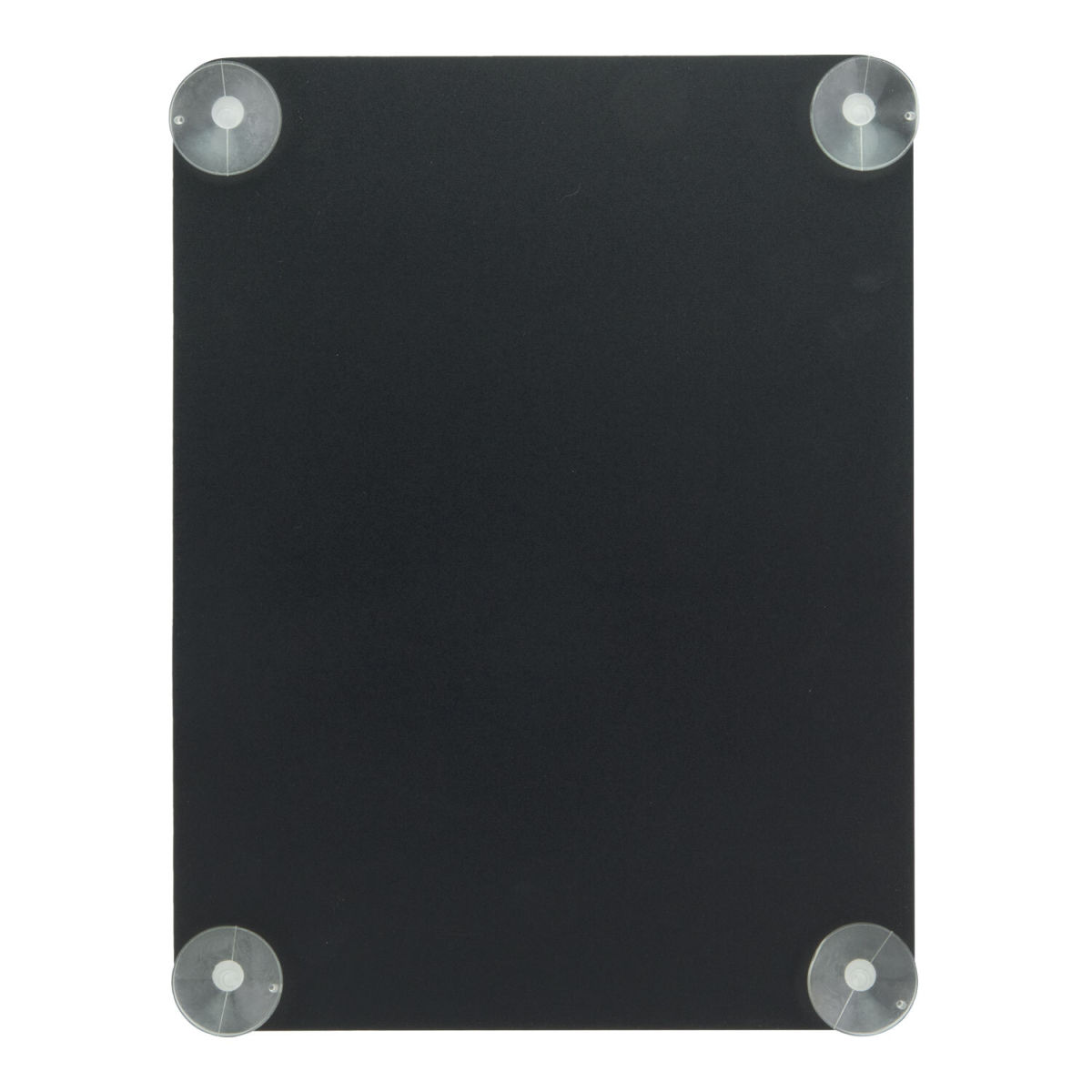 Lavagna per vetrina - Nera - Con 4 ventose - Superficie scrivibile bifacciale - 27x36cm Securit; 27x36 cm (LxH); nero