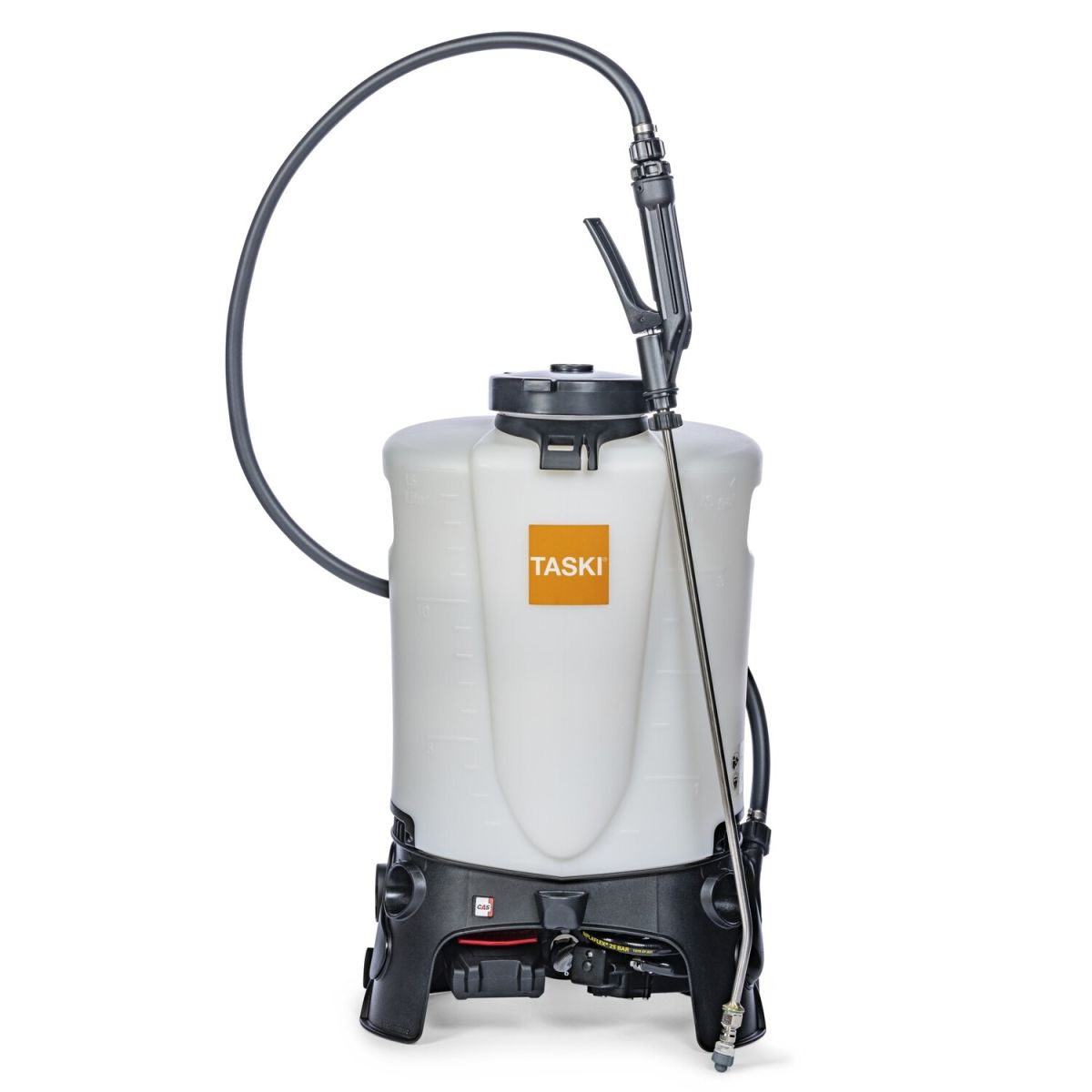 Diversey TASKI Sprayer BP 15l Li-Ion, Rückensprühgerät, für die gleichmäßige Sprühdesinfektion größerer Flächen orange/grau