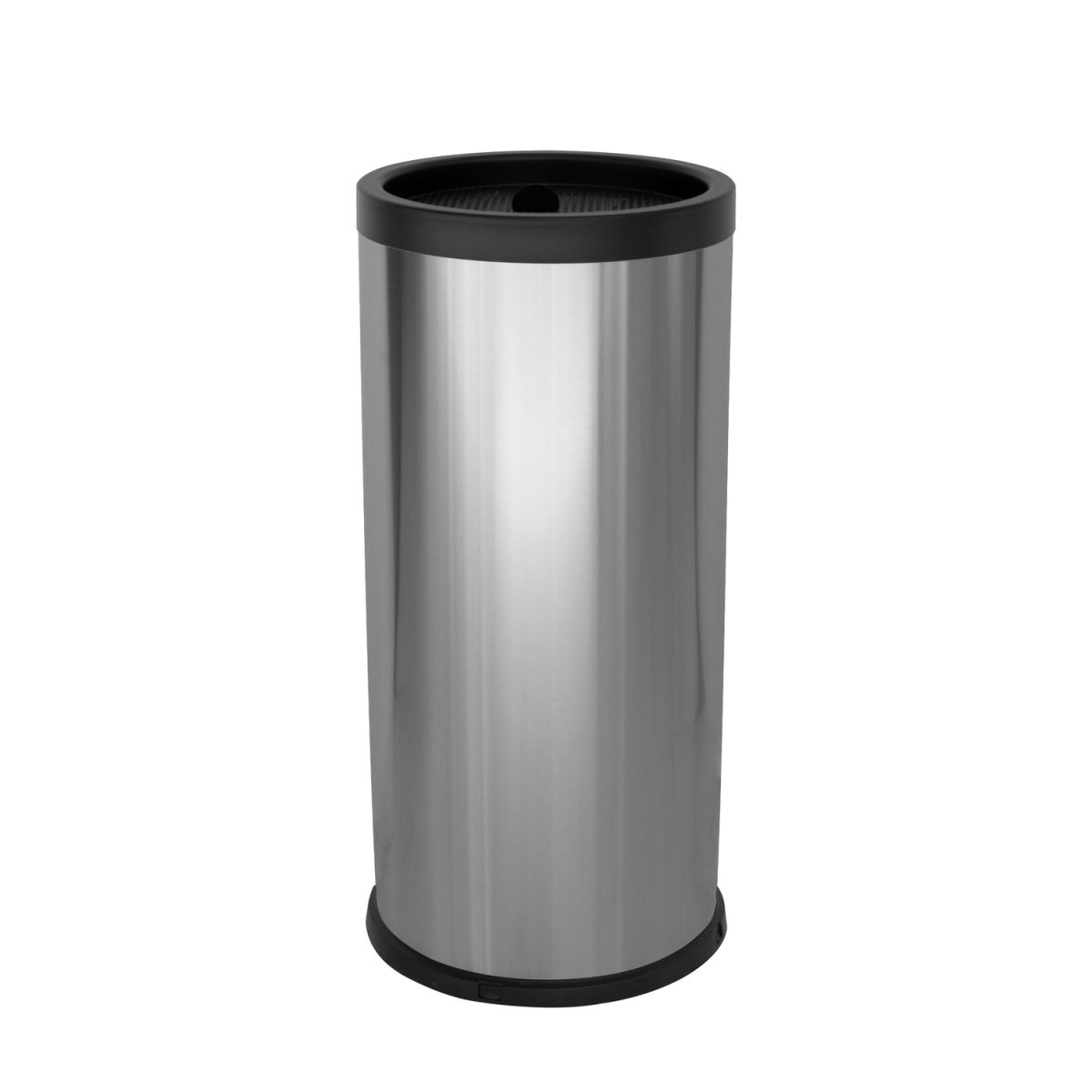 STIL CASA Stil Casa Bodenaschenbecher, Edelstahl, oberer Ring mit Zigarettenlöschgitter, 1 kg Sand inklusive 5 l, 32x72 cm (ØxH); silber