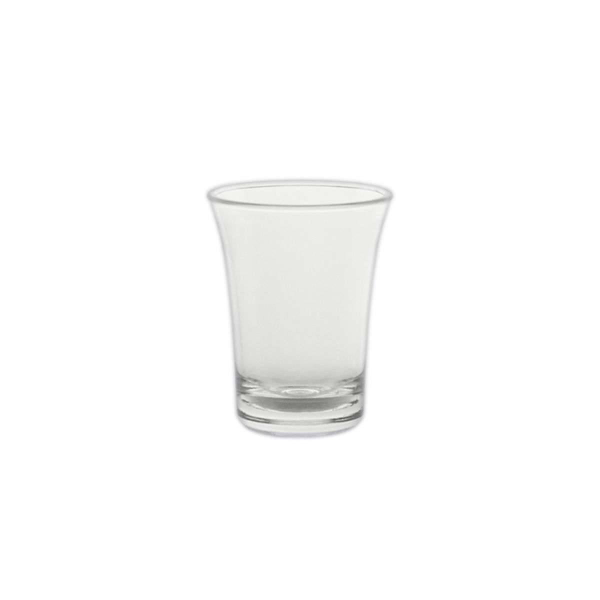 MPDrink Shot Glas Polycarbonat 25 ml, 3.9x5 cm (ØxH); transparent; 504 Stück / Pack