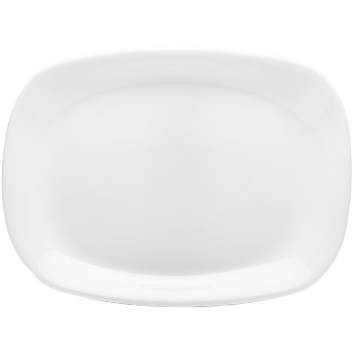 Bormioli Rocco Platte Parma rechteckig, Opal-Hartglas 21.3x28x10 cm (LxBxH); weiß; rechteckig; 6 Stück / Pack