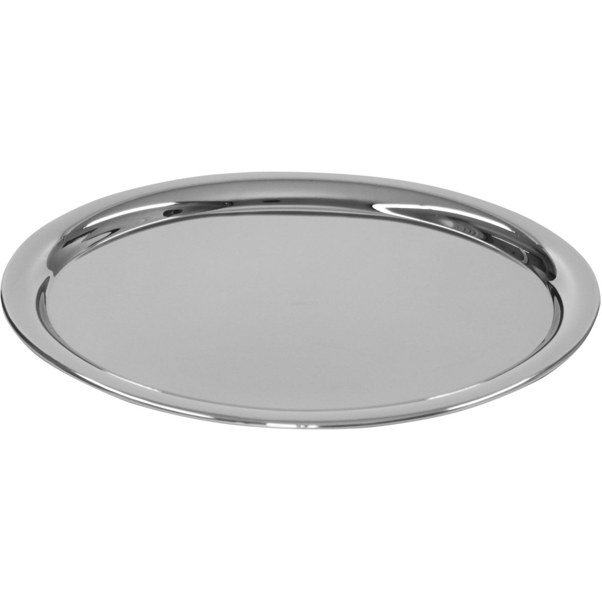 Schneider Serviertablett 22x28.5 cm (LxB); edelstahl; oval
