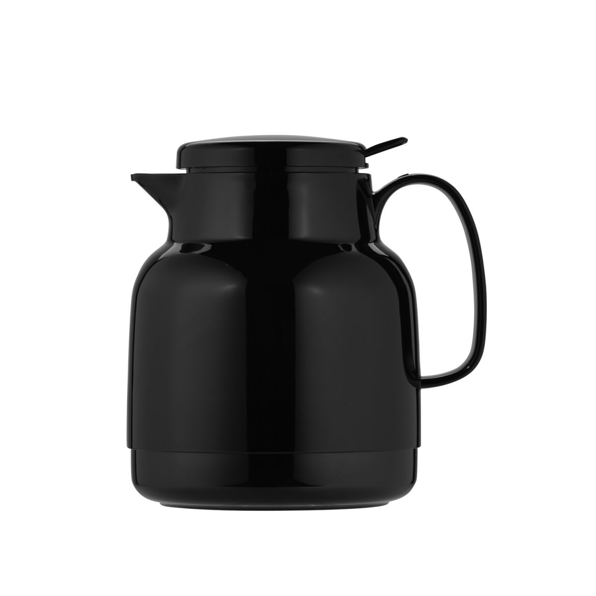 helios Isolierkanne 1,0 l schwarz m. Drucktaste 1 l, 19.4 cm (H); schwarz
