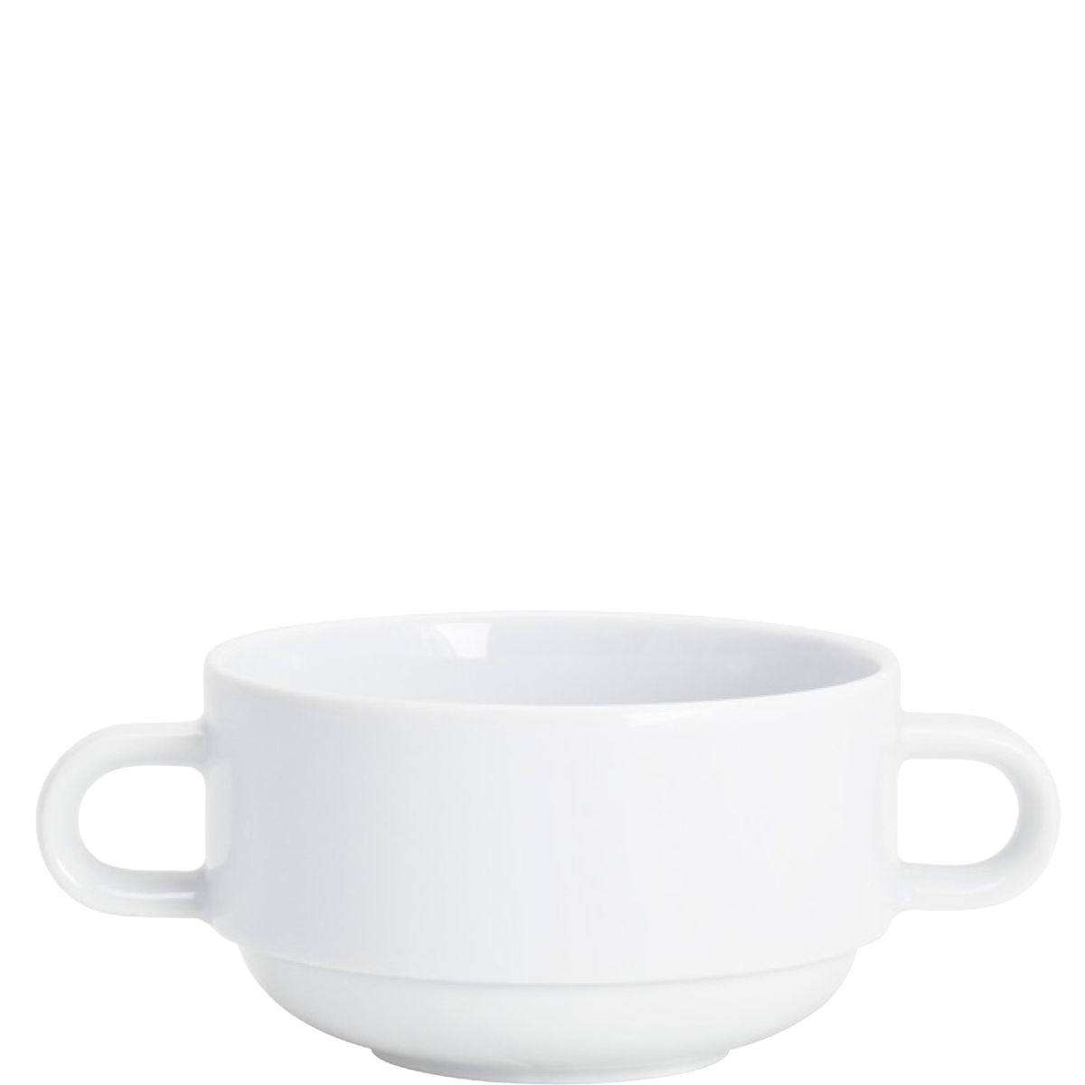 Kahla Suppen-Obertasse System Plus stapelbar 260 ml, 9.3x5.5 cm (ØxH); weiß; rund; 6 Stück / Pack