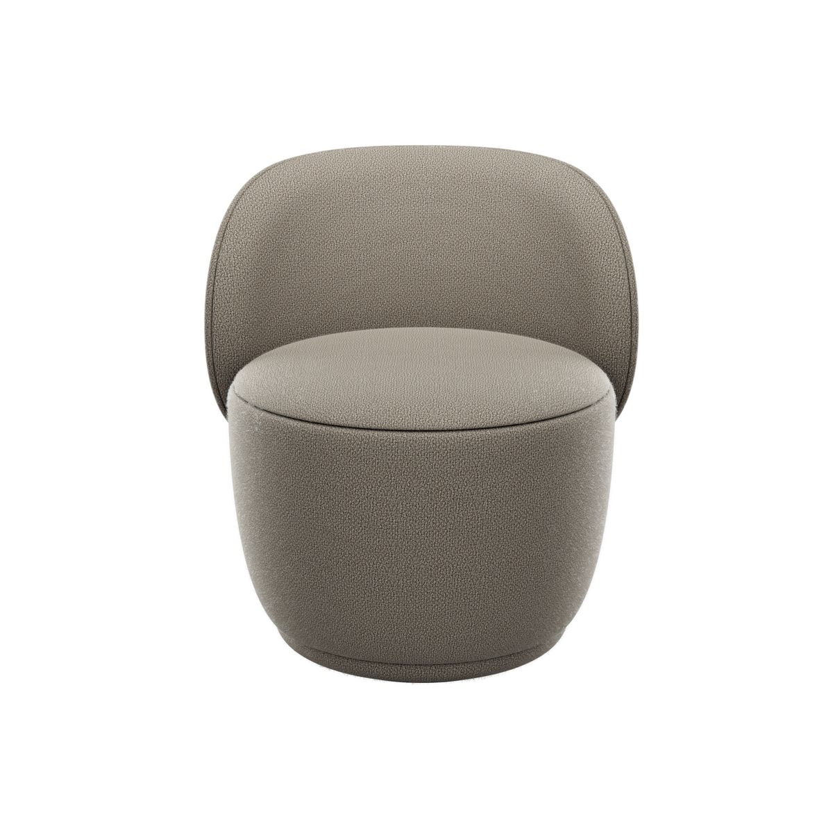 blomus Drehsessel -KUON- Stoff Boucla 65x50x71x63 cm (BxTxHxL); grau