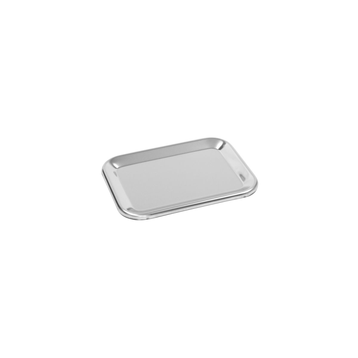 Vassoio di servizio in acciaio inox Schneider; 20x16x1.2 cm (LxLxH); acciaio inox; rettangolare