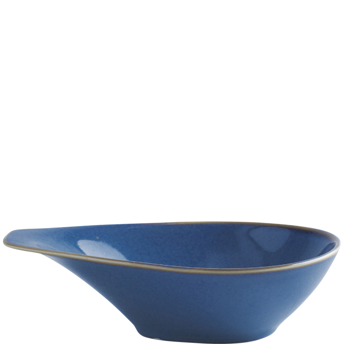 Kahla Schale Homestyle mit Griff 510 ml, 21x14.6x6.3 cm (LxBxH); dunkelblau; oval; 6 Stück / Pack