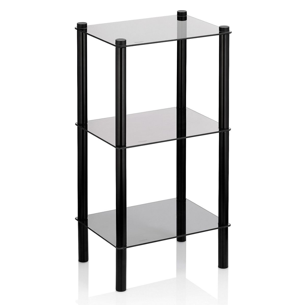 kela Regal Lars Metall 30x30x76.5 cm (BxTxH); schwarz