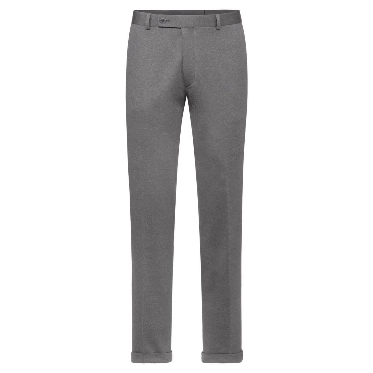GREIFF Herren-Jerseyhose RF Casual Kleidergröße 46; hellgrau meliert, Paspelierung hellgrau meliert