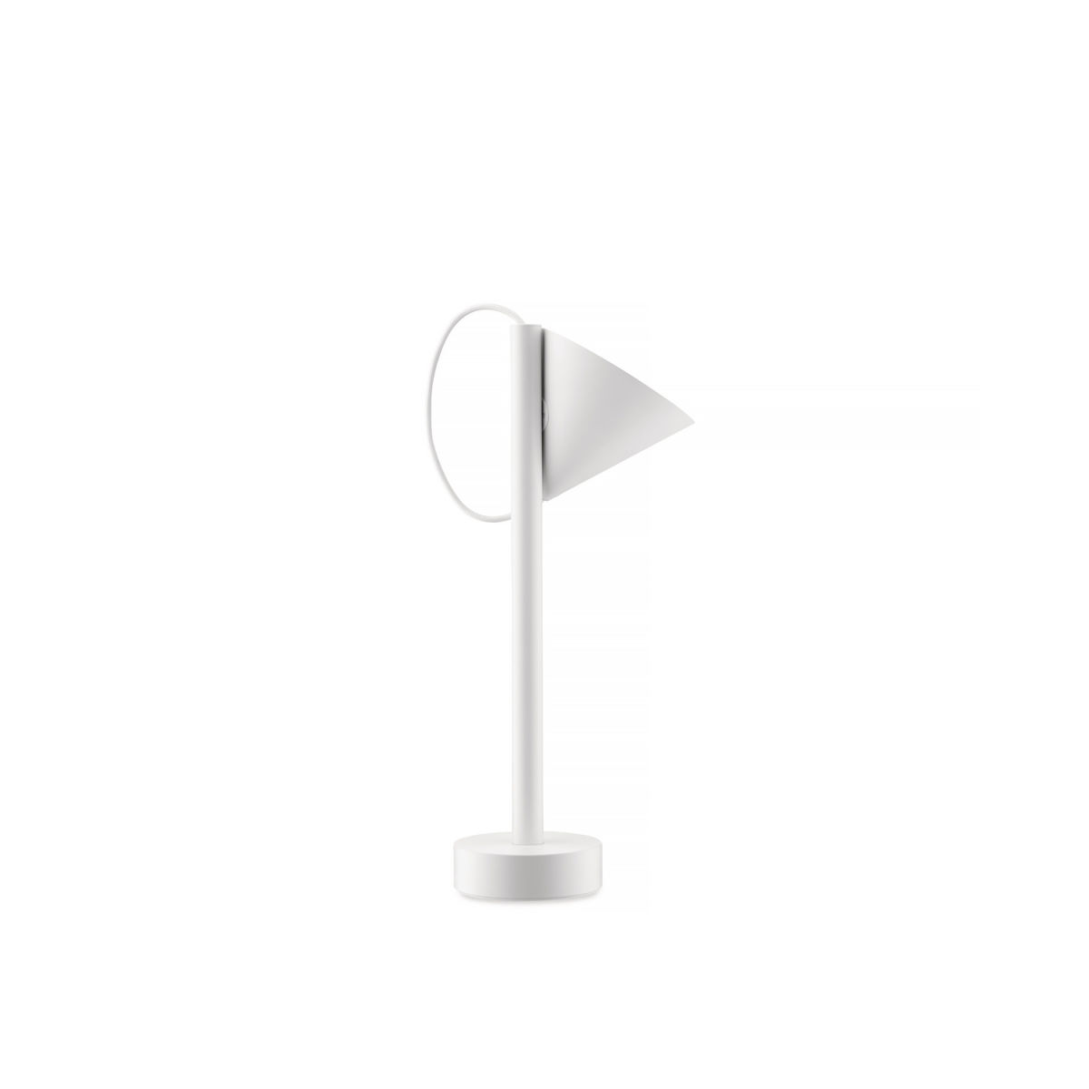 Alessi Tsumiki Tragbare Lampe; 16.4x11x33.7 cm (LxBxH); weiß