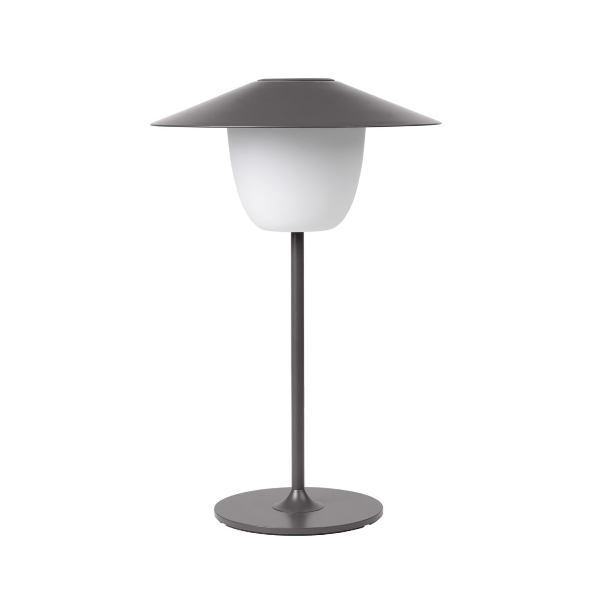 blomus Mobile LED-Tischleuchte -ANI LAMP- 22x22x23x33 cm (LxBxØxH); grau