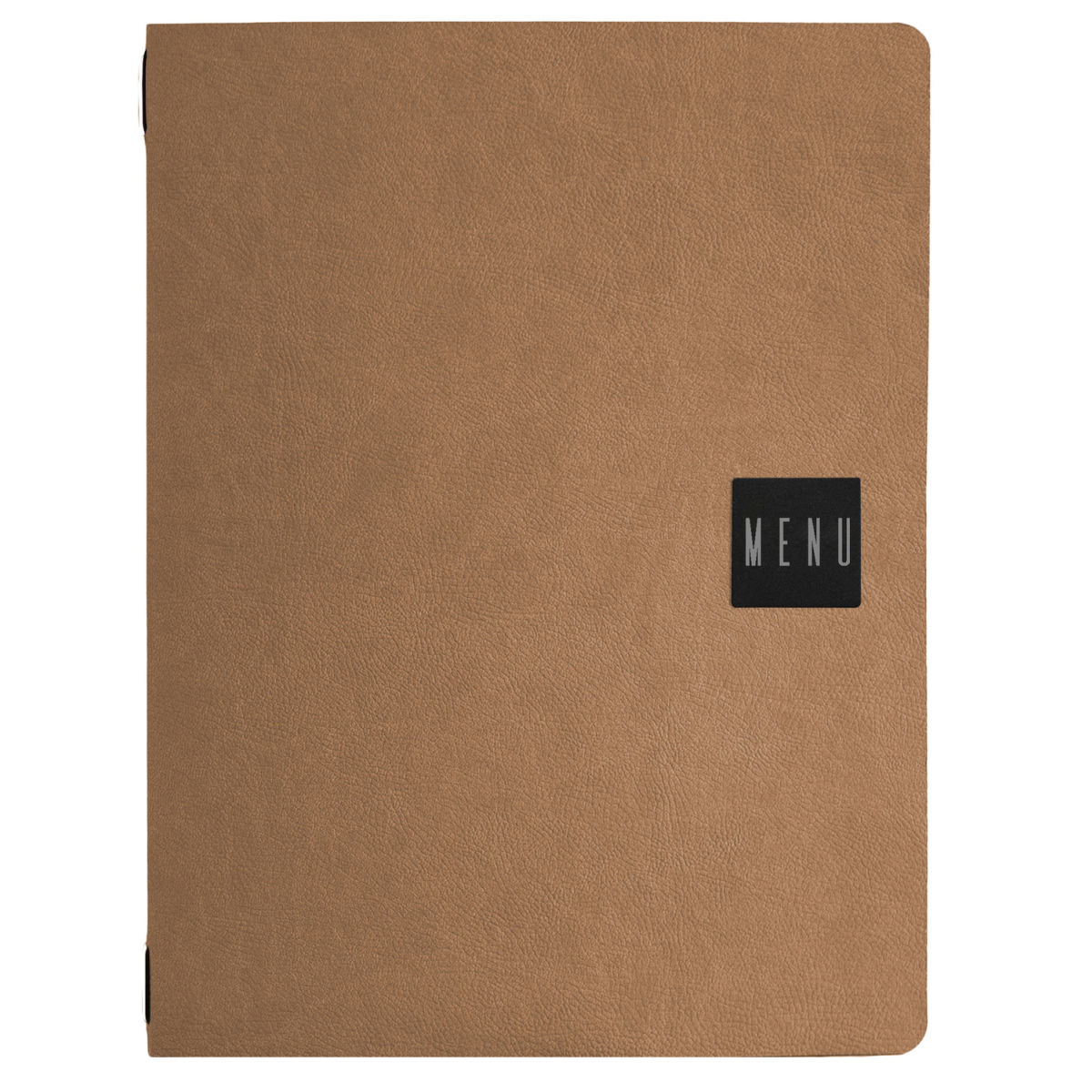 STIL CASA Stil casa, Set mit 12 Menükartenhaltern A4, Polyurethan, drei Innenumschläge aus Kunststoff, elastischer Umschlaghalter sand; 12 Stück / Pack