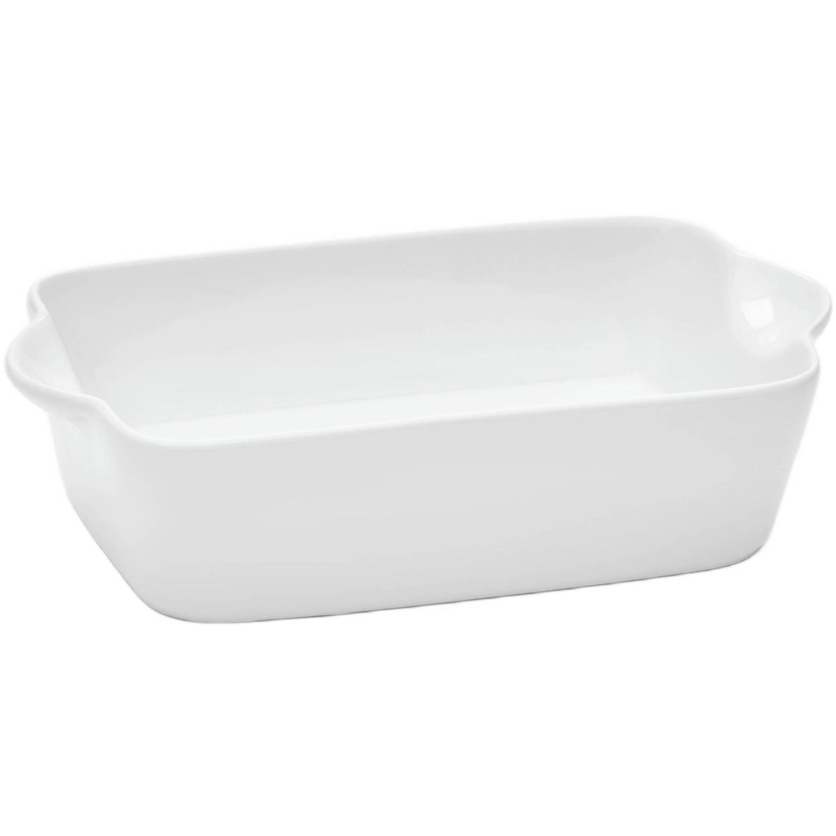 van Well Auflaufform eckig weiß, glänzend, Porzellan 450 ml, 13.5x20x5.5 cm (LxBxH); weiß; rechteckig; 6 Stück / Pack