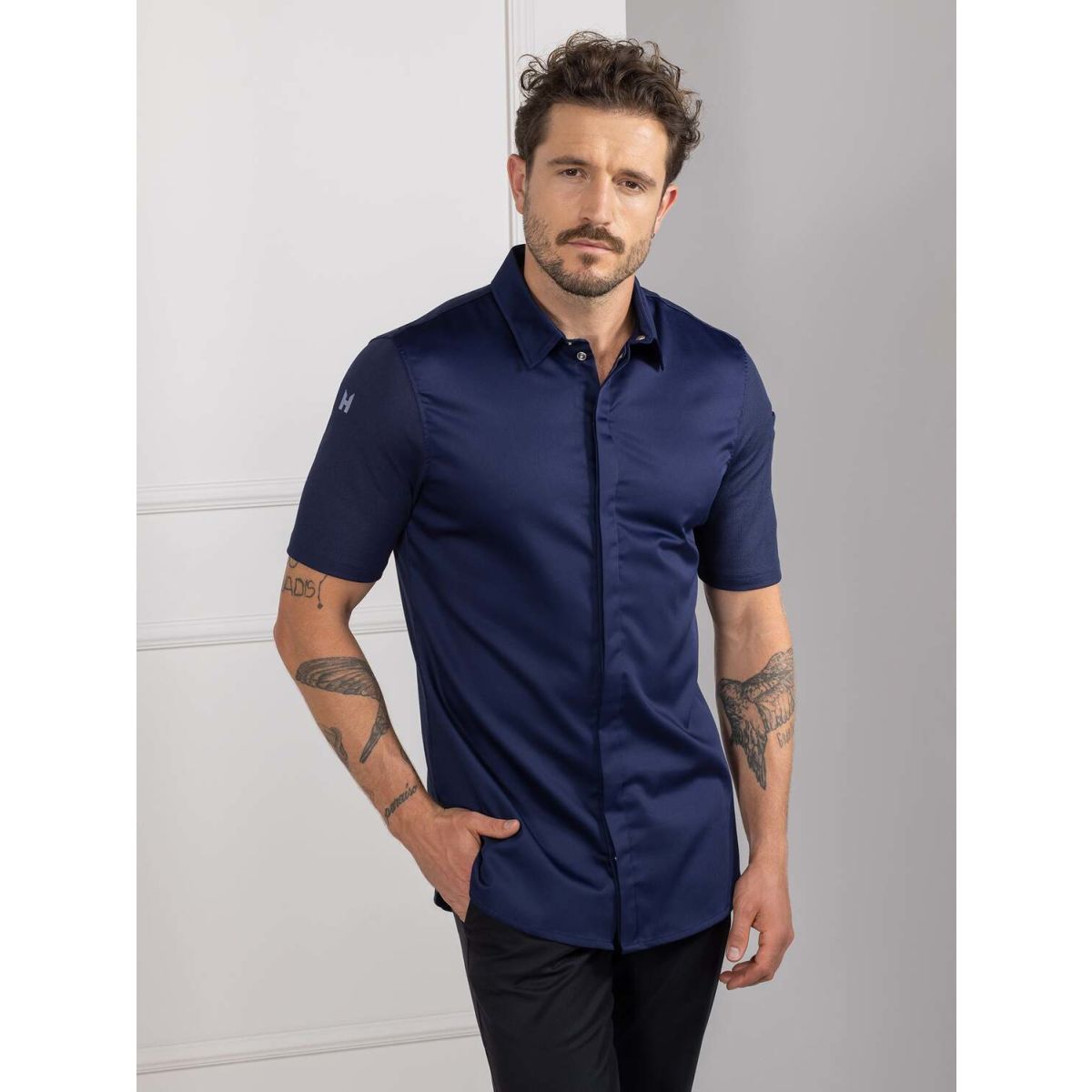 Le Nouveau Chef Kochjacke Gilles Kleidergröße XS; blau