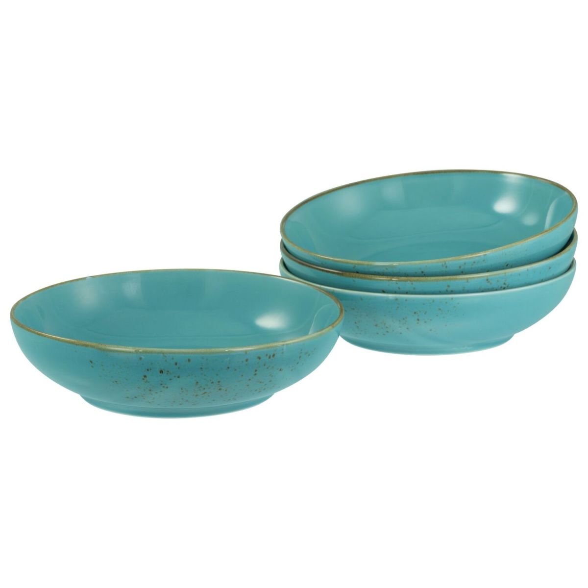 CreaTable Nature Collection - Poke Bowl 4-tlg 950 ml, 22.5x6 cm (ØxH); petrol; rund; 4 Stück / Pack