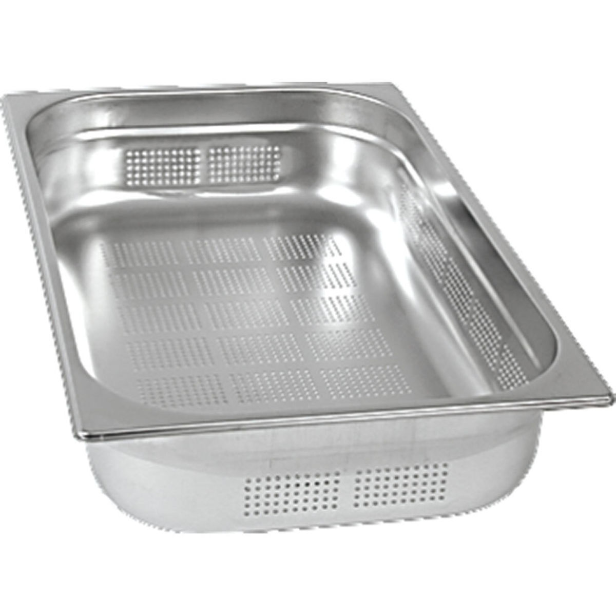 Stalgast Gastronormbehälter Serie Onset, GN 1/1, perforiert GN 1/1, 8 l, 53x32.5x53 cm (LxBxT); silber