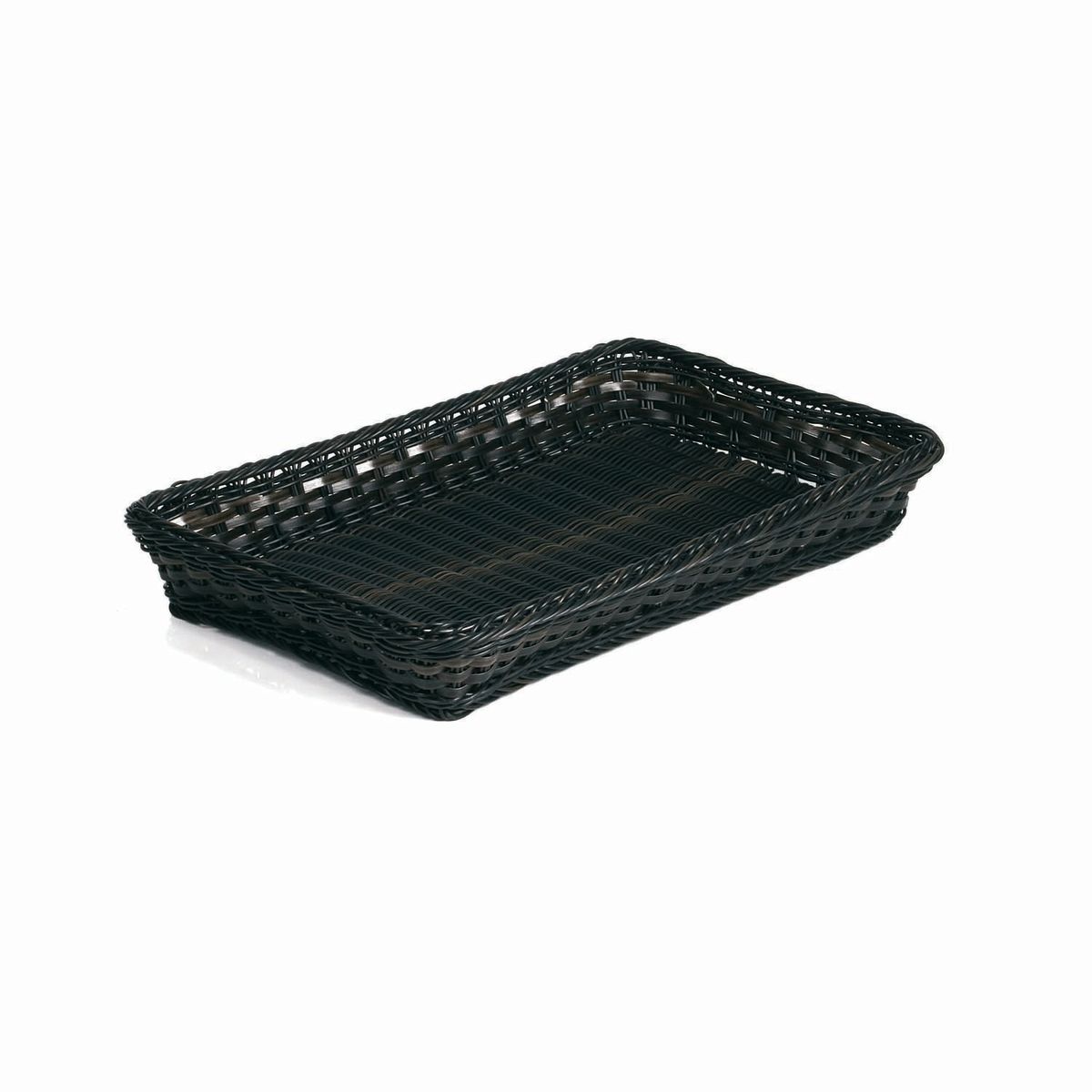 APS GN 1/6 Korb GN-LINE, Polypropylen GN 1/4, 27.5x16.5x10.5 cm (LxBxH); schwarz; rechteckig