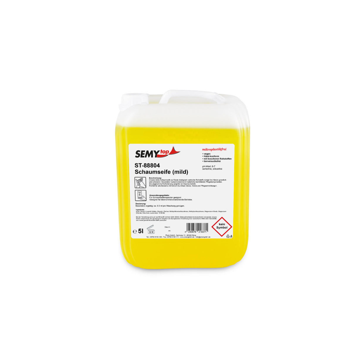 Plock Schaumseife 5000 ml; gelb