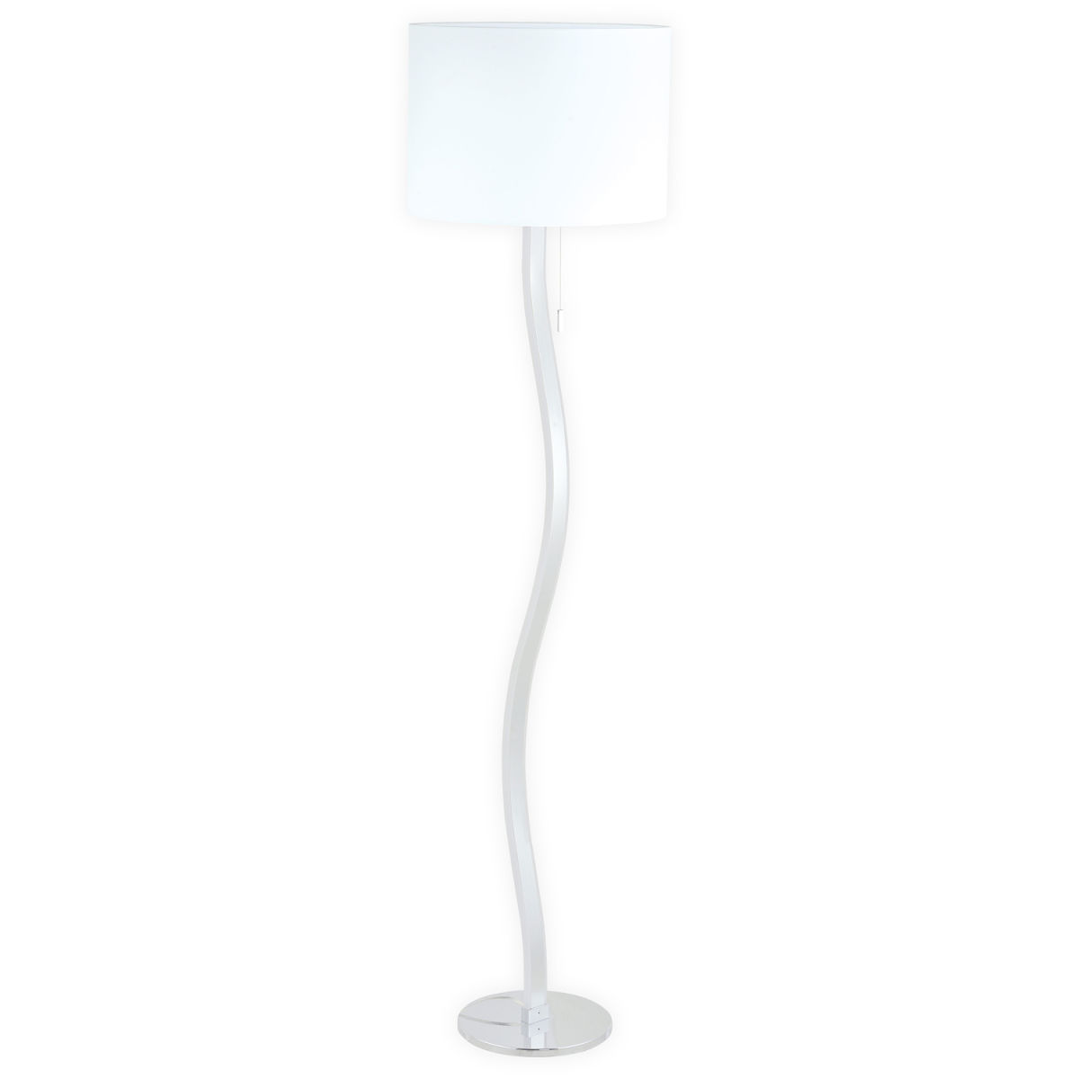 NÄVE Leuchten LED Stehleuchte AURELIA 40x40x163x40 cm (LxBxHxØ); weiß; Gestell chrom
