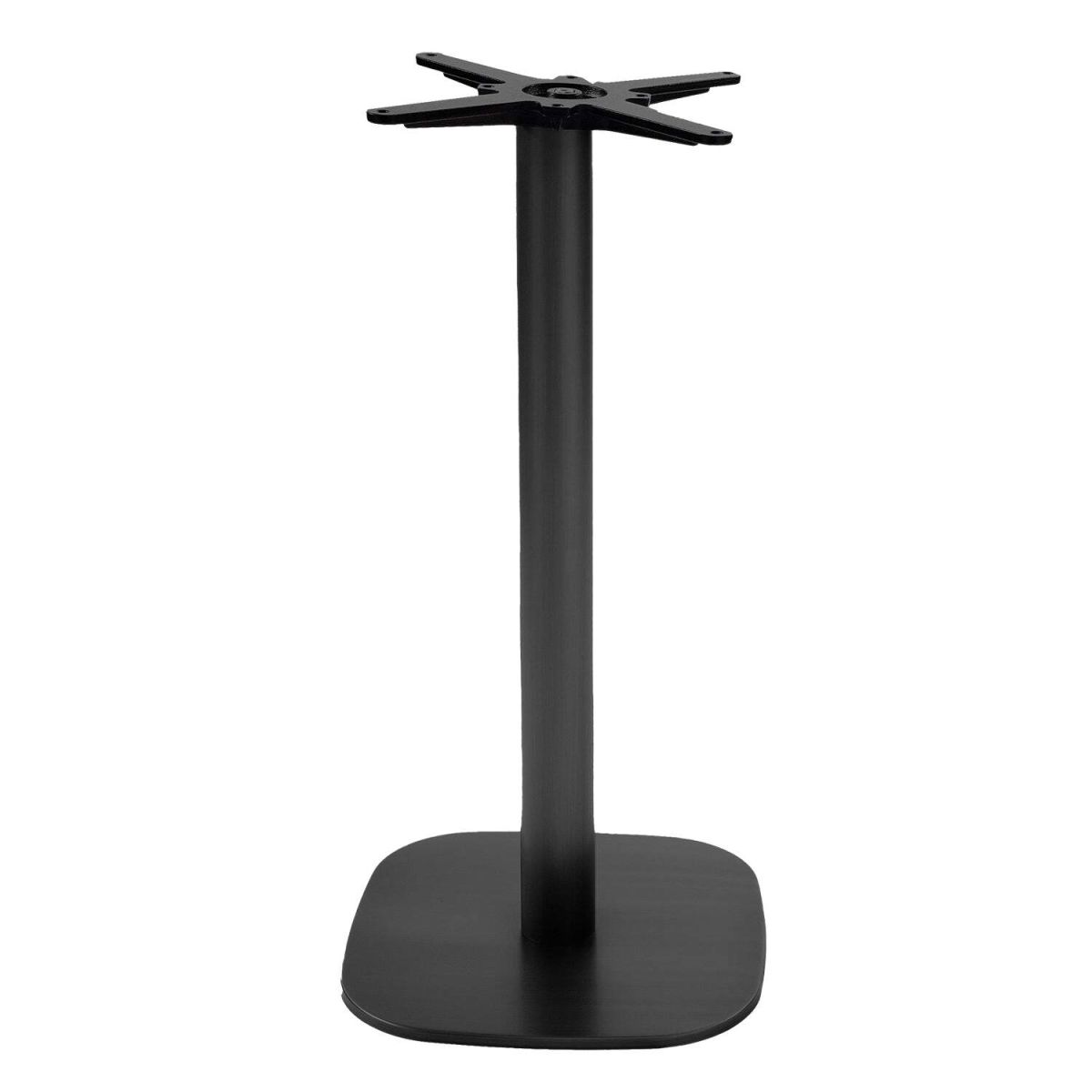 Base tavolo alto modello Round RestooTab; 42x42x110 cm (LxLxH); nero