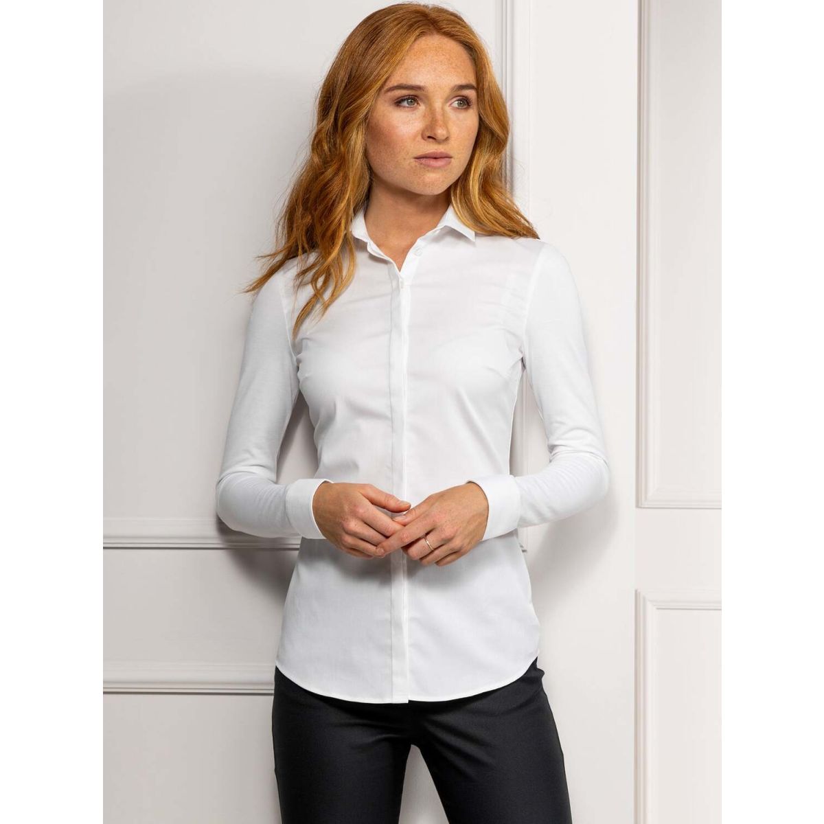 Le Nouveau Chef Bluse Demy Kleidergröße 4XL; weiß