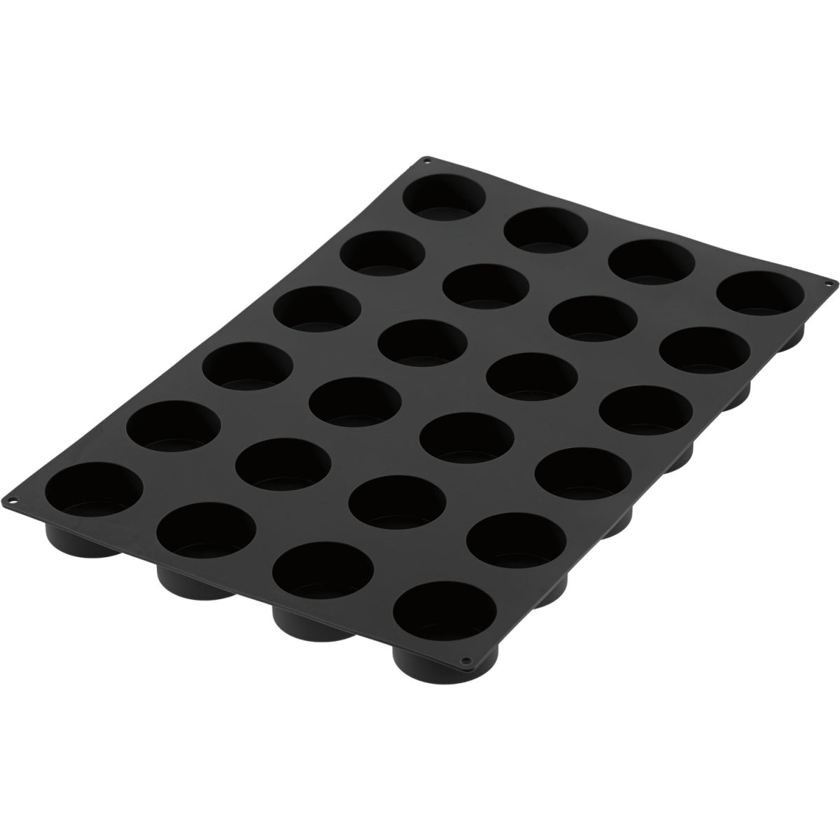 Schneider Silikonbackform Zylinder; 133 ml, 60x40x7x3.5 cm (LxBxØxH); schwarz